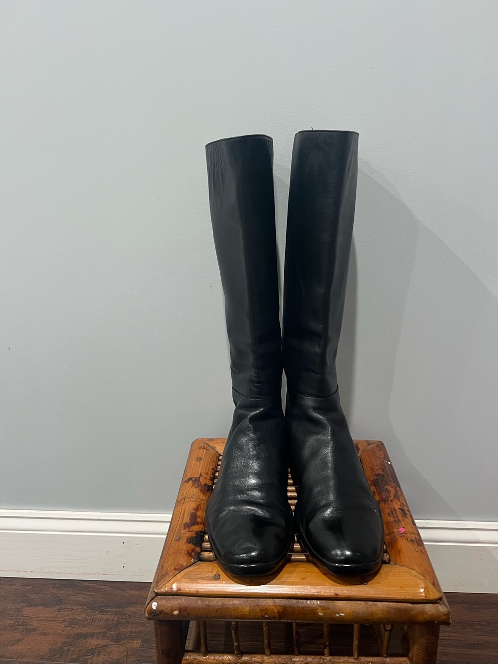 Prada Knee-high Leather Boots